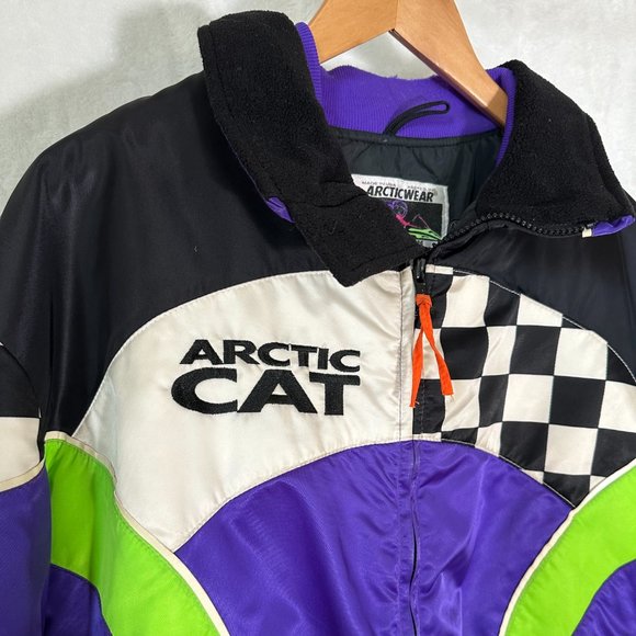 90's Vintage Arctic Cat Snowmobile Jacket - Picture 3 of 7